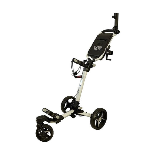 Axglo Tri-360 V2 Three Wheel Ultra Compact Foldable Aluminium Golf Push Cart
