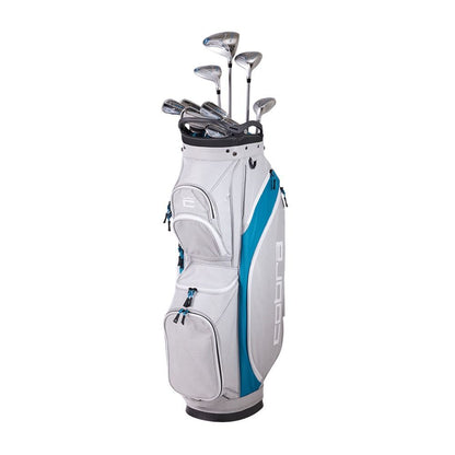 Cobra Women's Fly-XL Graphite Golf Set - Right Hand - Ladies Flex - 10 Clubs + Bag - Silver/Blue