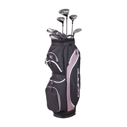 Cobra Women's Fly-XL Graphite Golf Set - Right Hand - Ladies Flex - 10 Clubs + Bag - Black/Pink